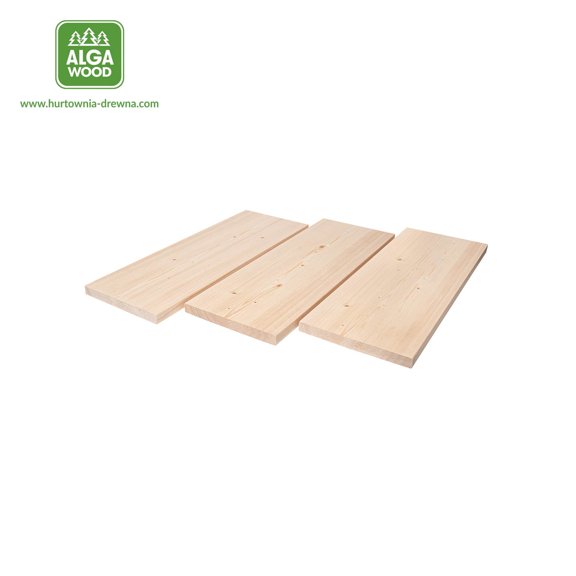 Planche rabotée épicéa scandinave 19×146 S4S classe AB – AlgaWood