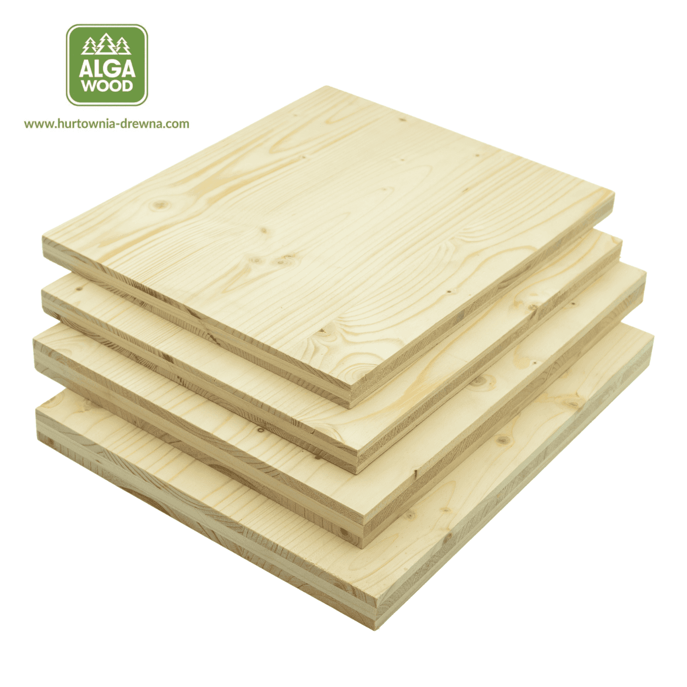 Panneau sandwich épicéa 19×1250, classe B/C+ – AlgaWood