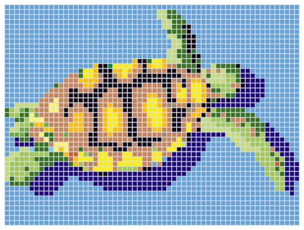 Mosaïque Q Turtle