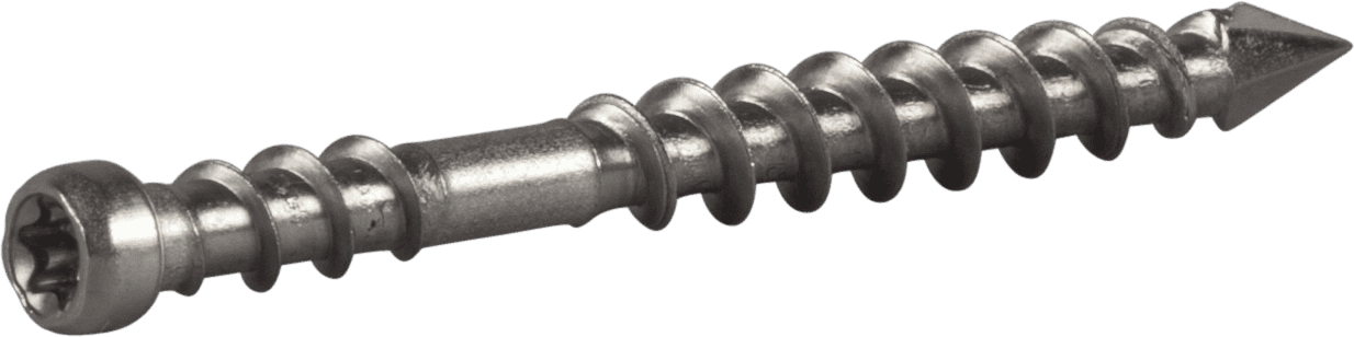 Vis de terrasse 4,8×60 ESSVE HDS A2 pour installation cachée – pour HDS 110-150mm