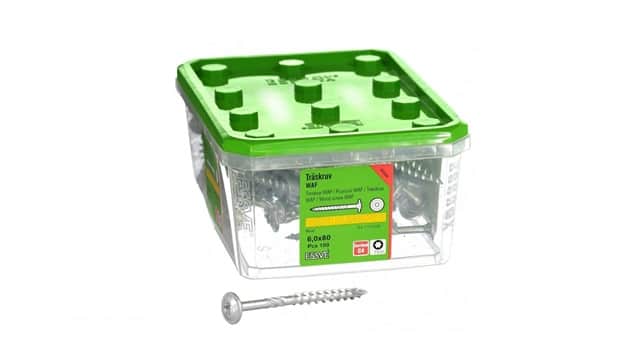 Vis à disque argentées 6,0×80 ESSVE WAF Corsseal (100 pcs.)