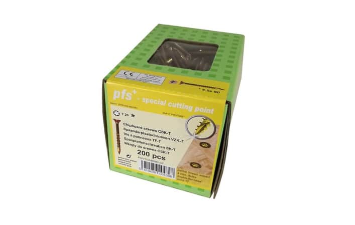5,0×100 Vis à bois Zinc jaune PFS+