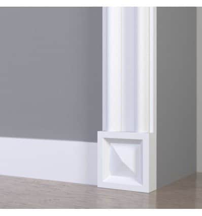 Socle pour Chambranle FS6 forme carrée pour vos Encadrements de Porte