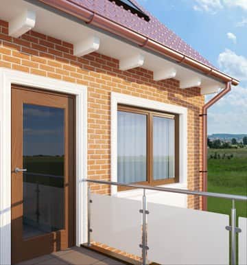 Corbeau Décoratif De Façade KR5 : Plat et Minimaliste