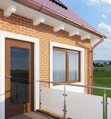 Corbeau Décoratif De Façade KR8 : Profil concave élégant