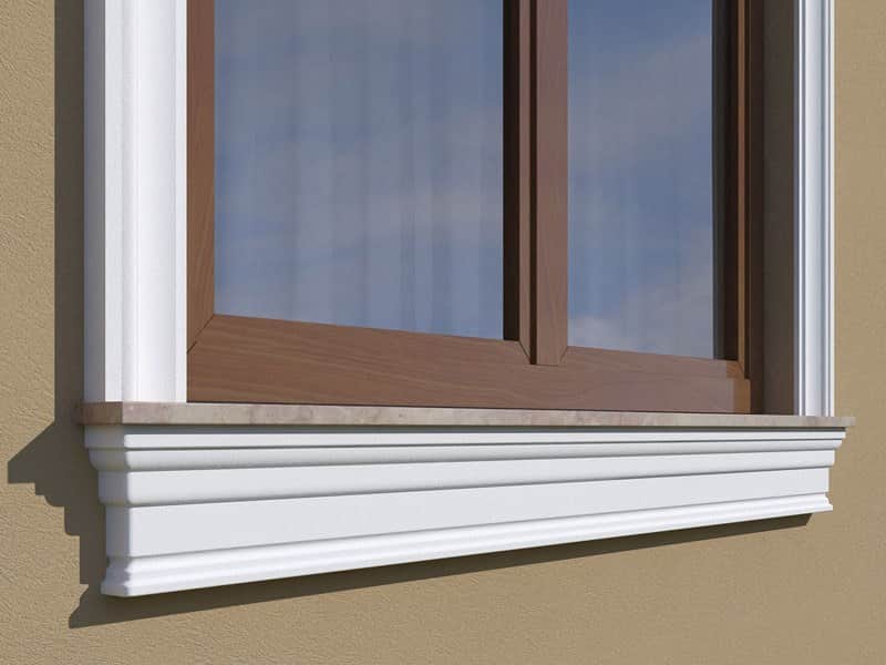 Unter der Fensterbank P9