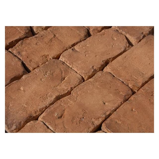 Antiker Terrassenziegel, beige-braun – L: 6,5 cm x H: 13,5 cm x St: 3,5 cm