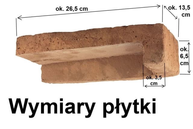 Fensterbank/Treppenkante, abgerundeter Abschluss 3,5 cm rechts