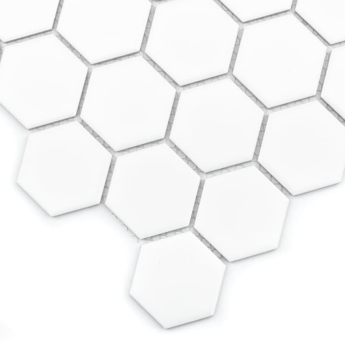 Mosaïque Hexagon White 51 matt