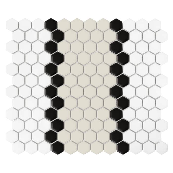 Mosaïque Mini Hexagon Stripe 3.1.B matt