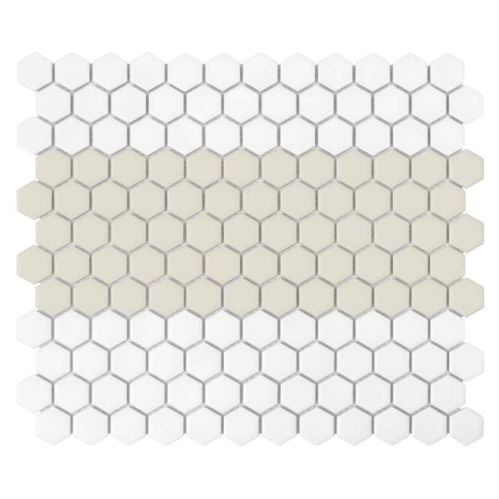 Mosaïque Mini Hexagon Stripe 1.C matt