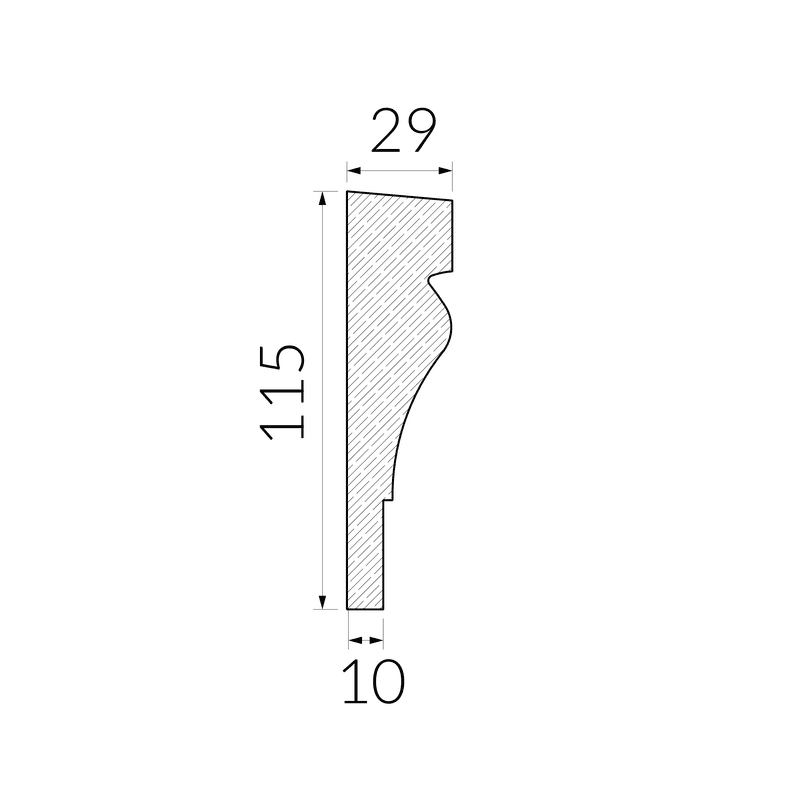 Moulure de fenêtre : design extrêmement fin – vue 2