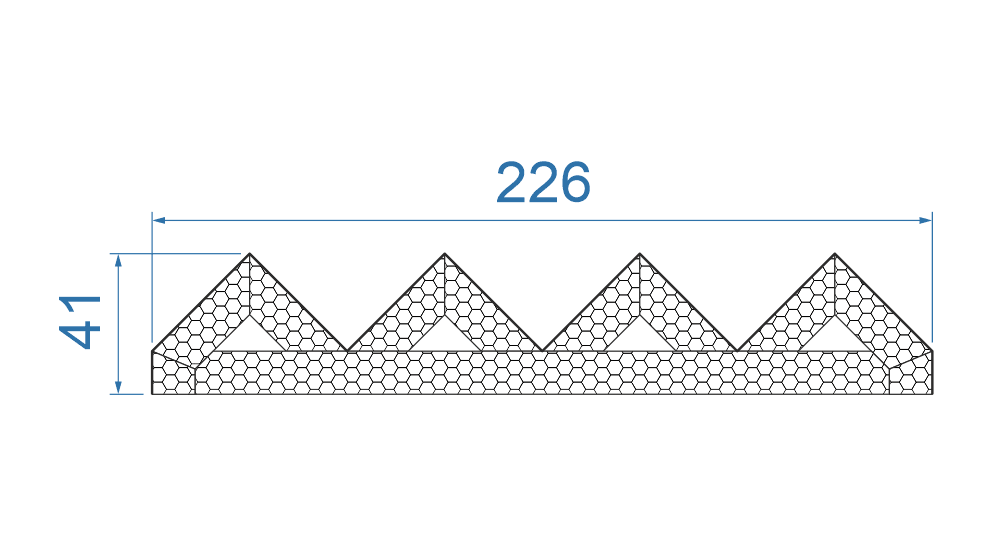 Panneau triangle 4cm – WMB