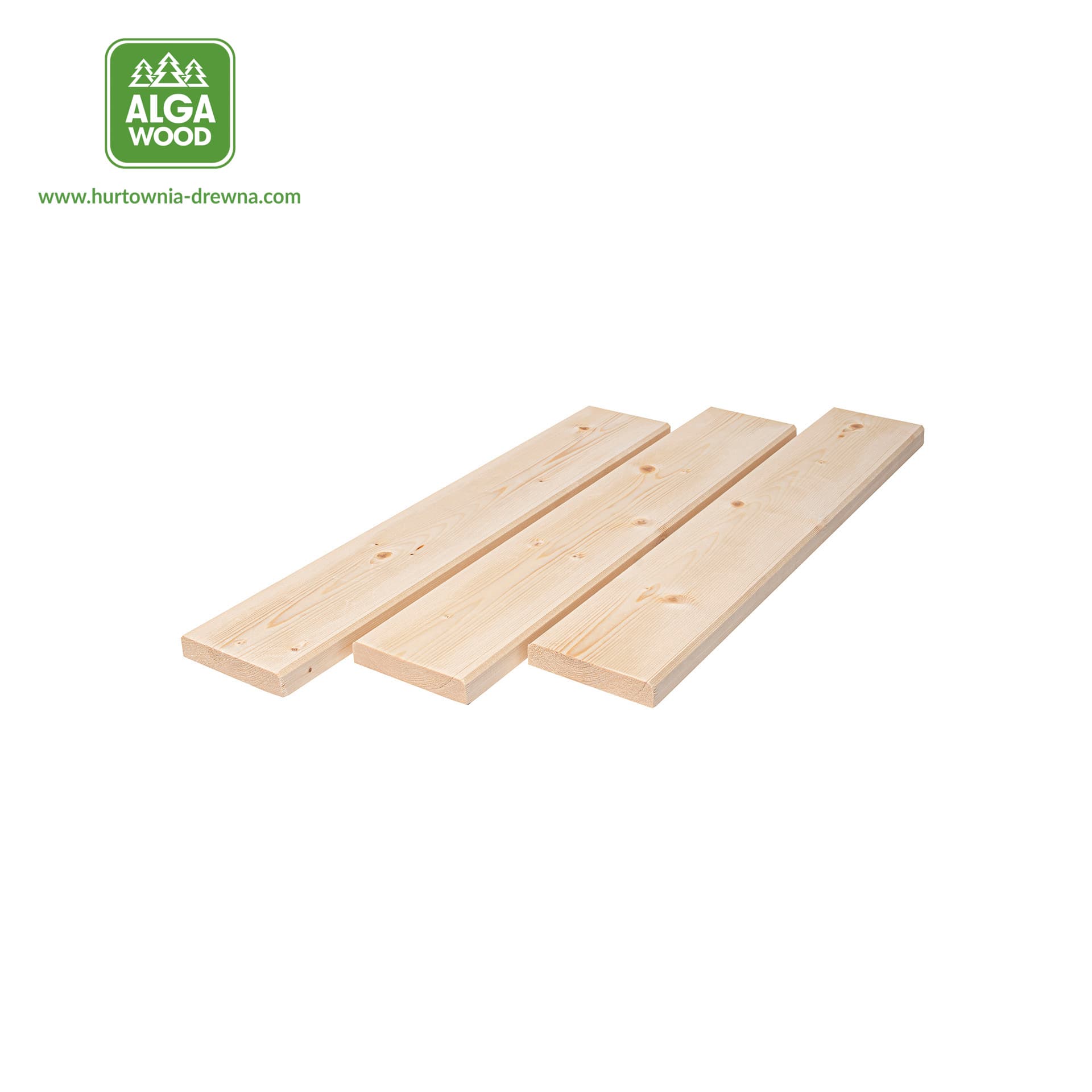 Planche rabotée épicéa scandinave 19×96 S4S classe AB – AlgaWood