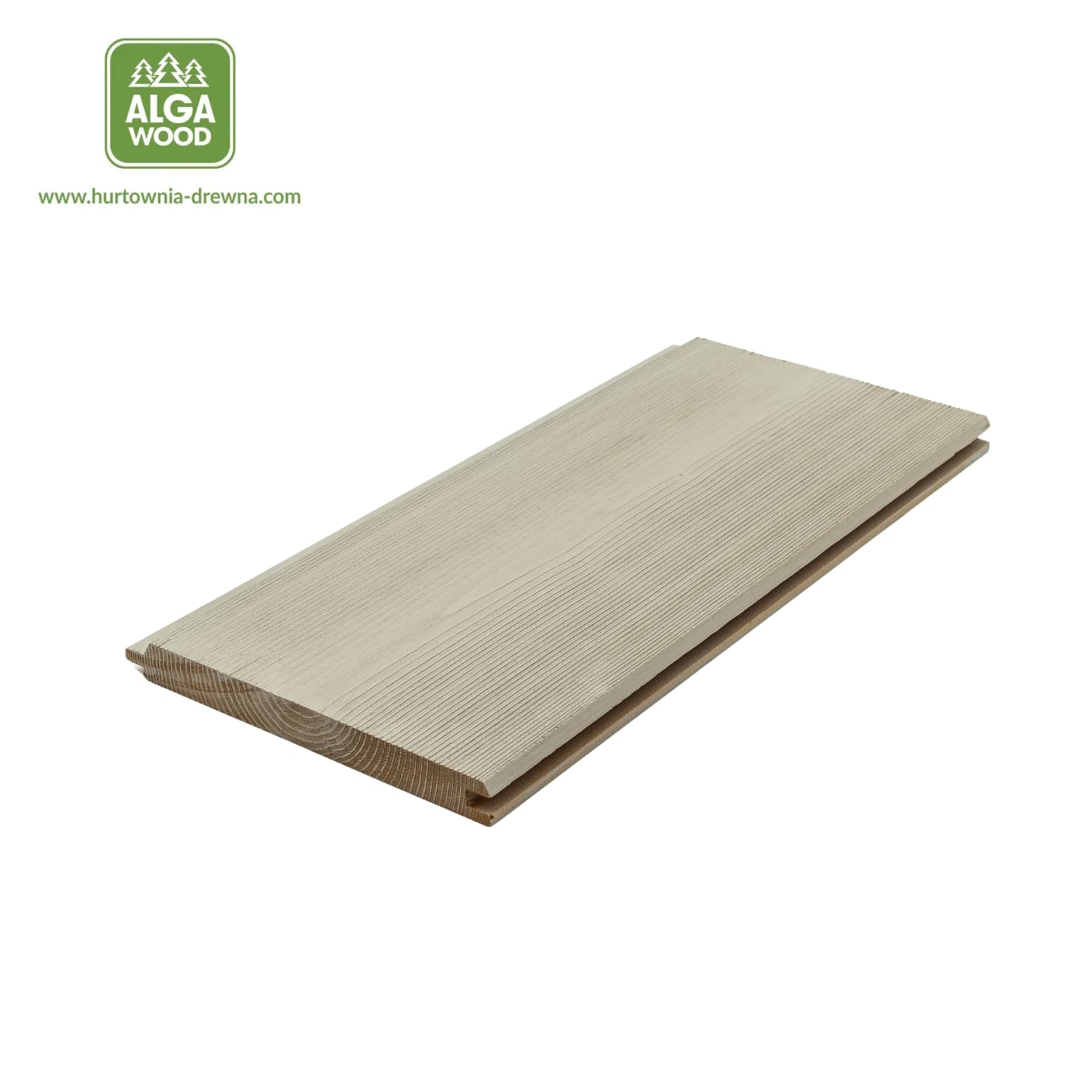 Planche Épicéa Thermo Brossé 19×185 PHASE GRIS URBAIN, classe NATUR