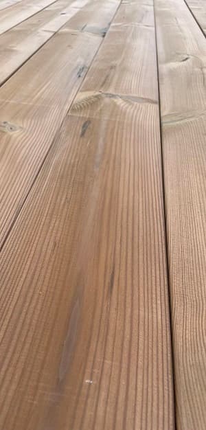Lame de terrasse Thermo Sosna SMOOTH 26×140, classe AB – AlgaWood