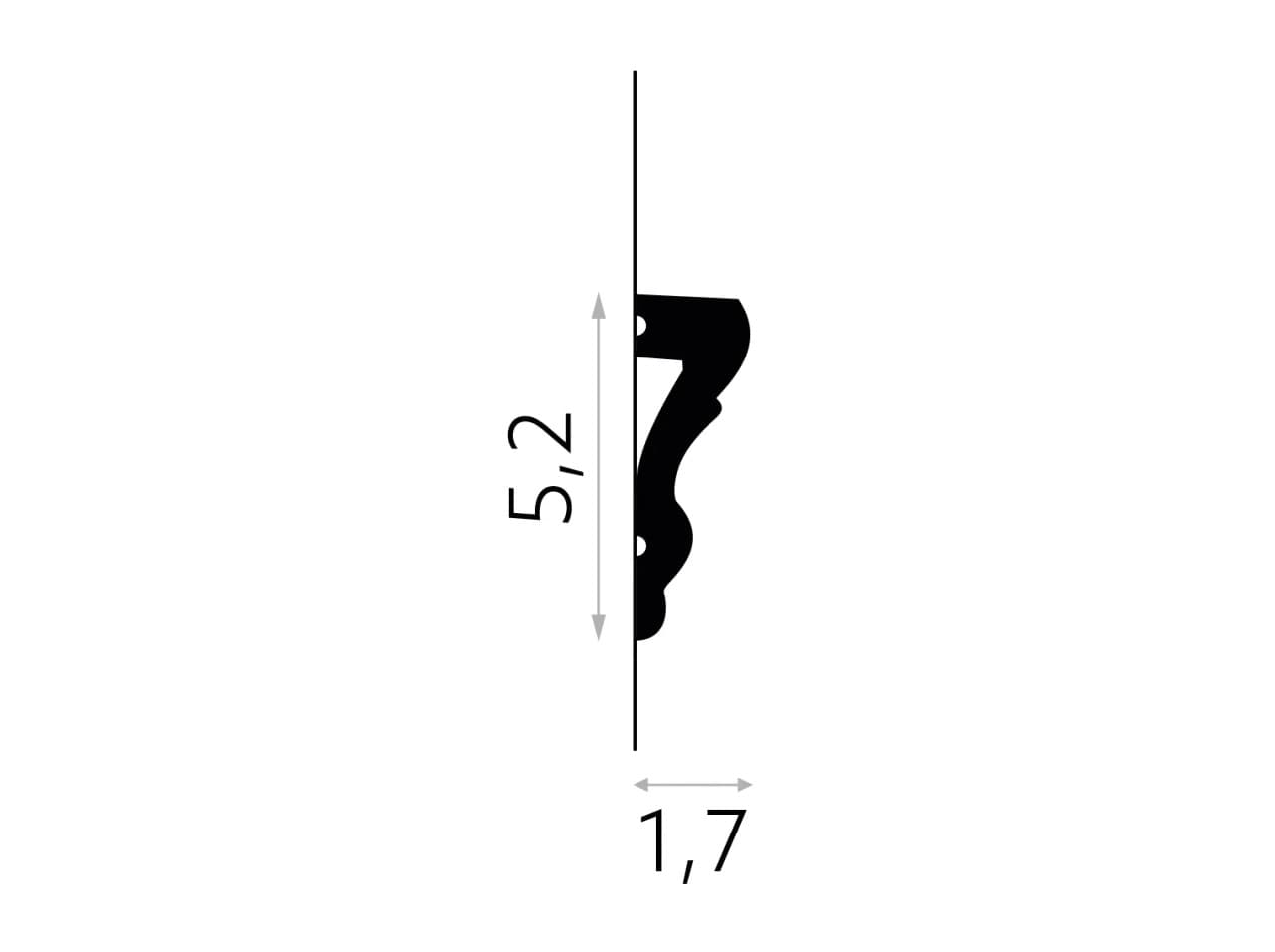 Bandeau mural en polymère – D1ML165