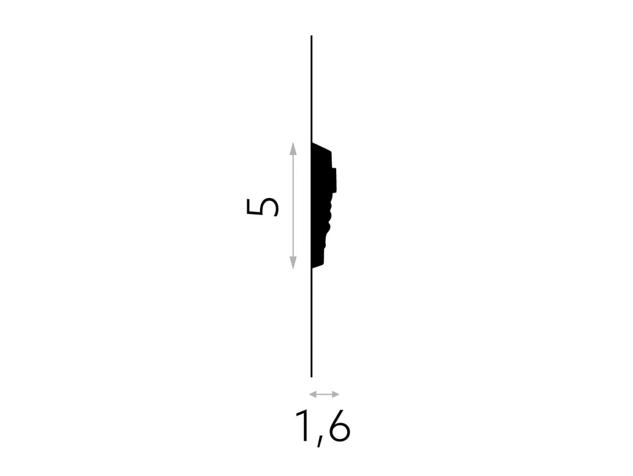 Bandeau mural en polymère – D1ML191
