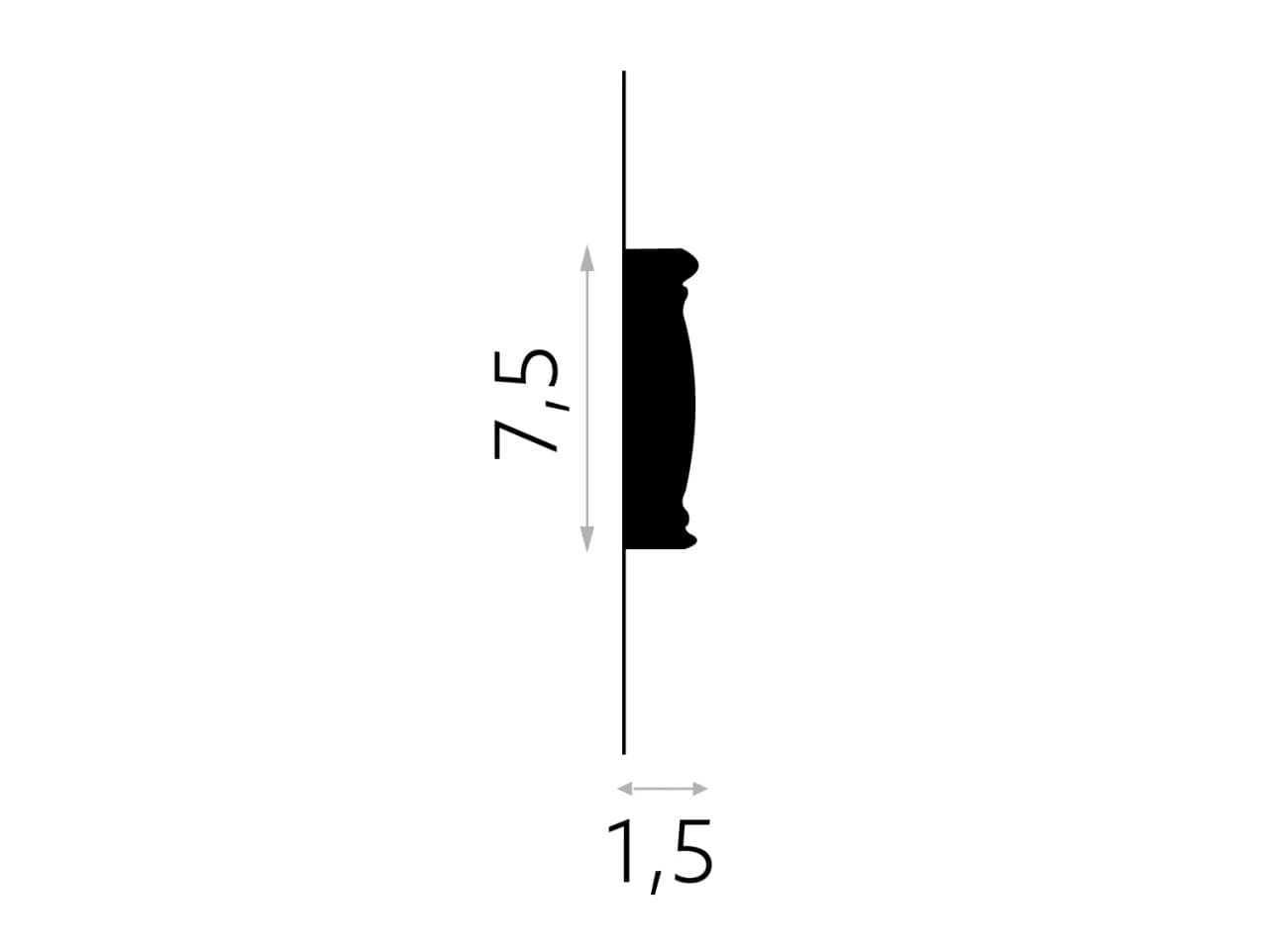 Bandeau mural en polymère – D1ML205