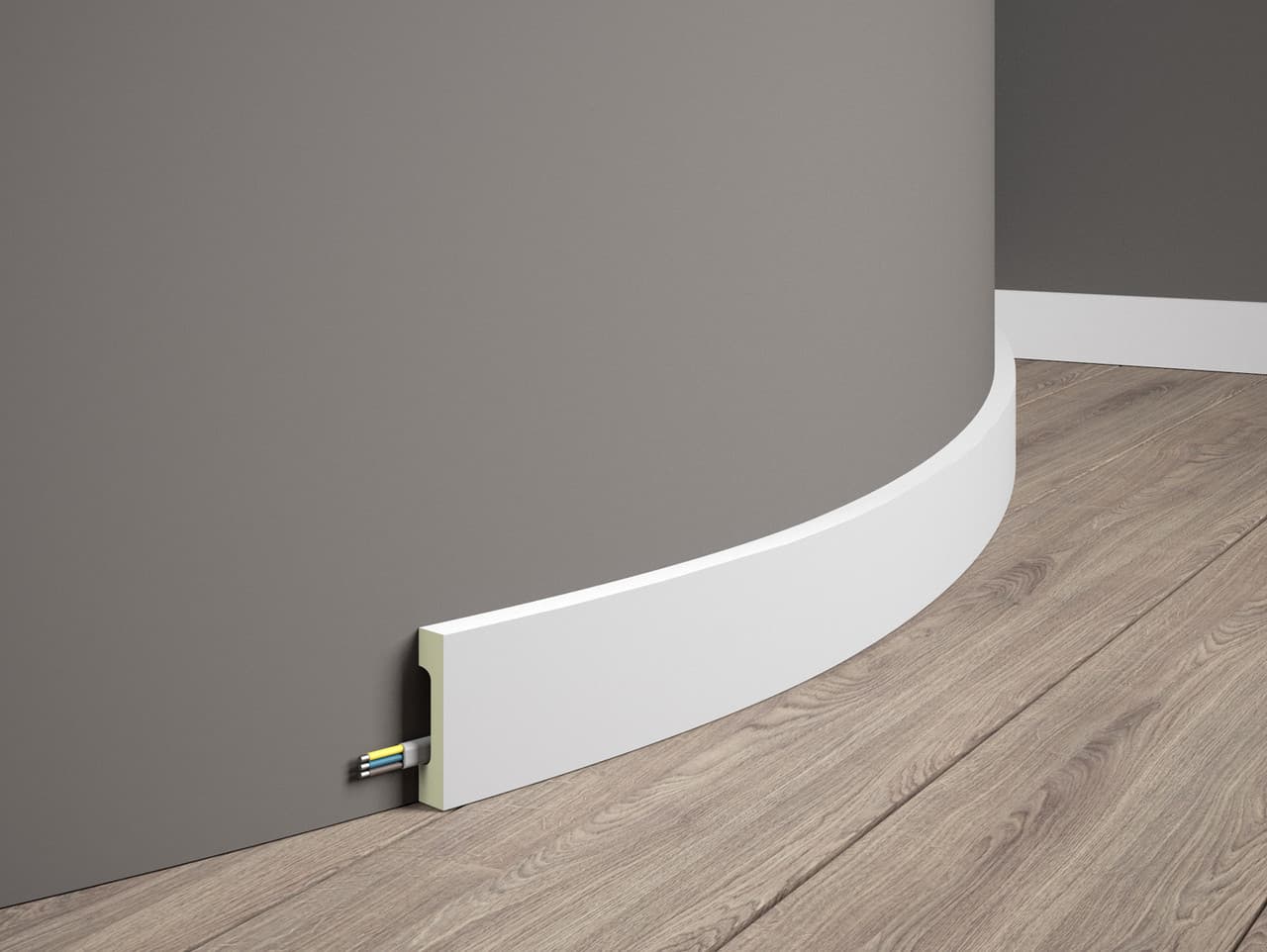 Plinthe flexible en polymère – D1PL54T