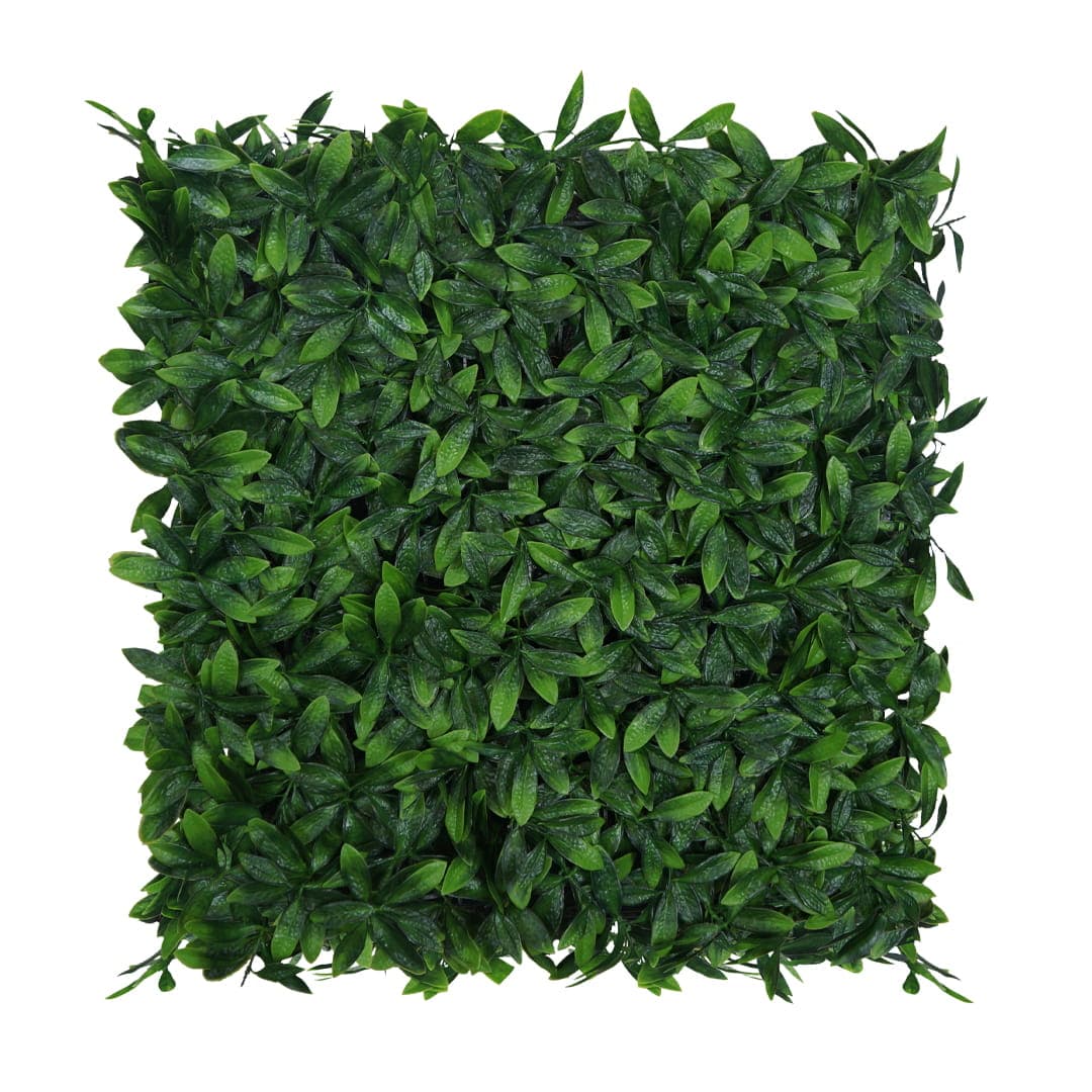 Tapis UV laurier vert artificiel cerise 50x50cm