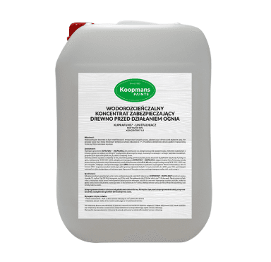 Koopmans KUPRAFUNG-Flame Retardant Solution 50% 6kg – Imprégnation qui protège le bois contre le feu