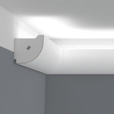 Corniche Lumineuse FAO24 minimaliste subtilement arrondie