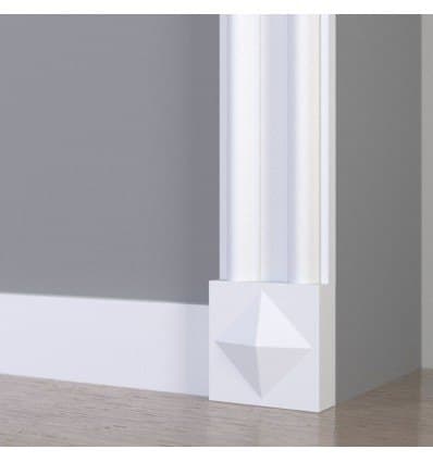Socle pour Chambranle FS7 forme cubique pour vos Encadrements de Porte