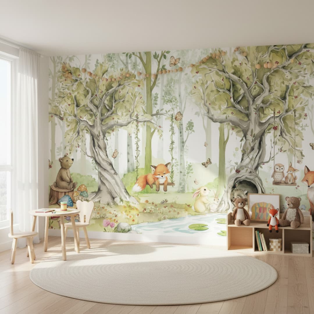 Papier peint Woodland