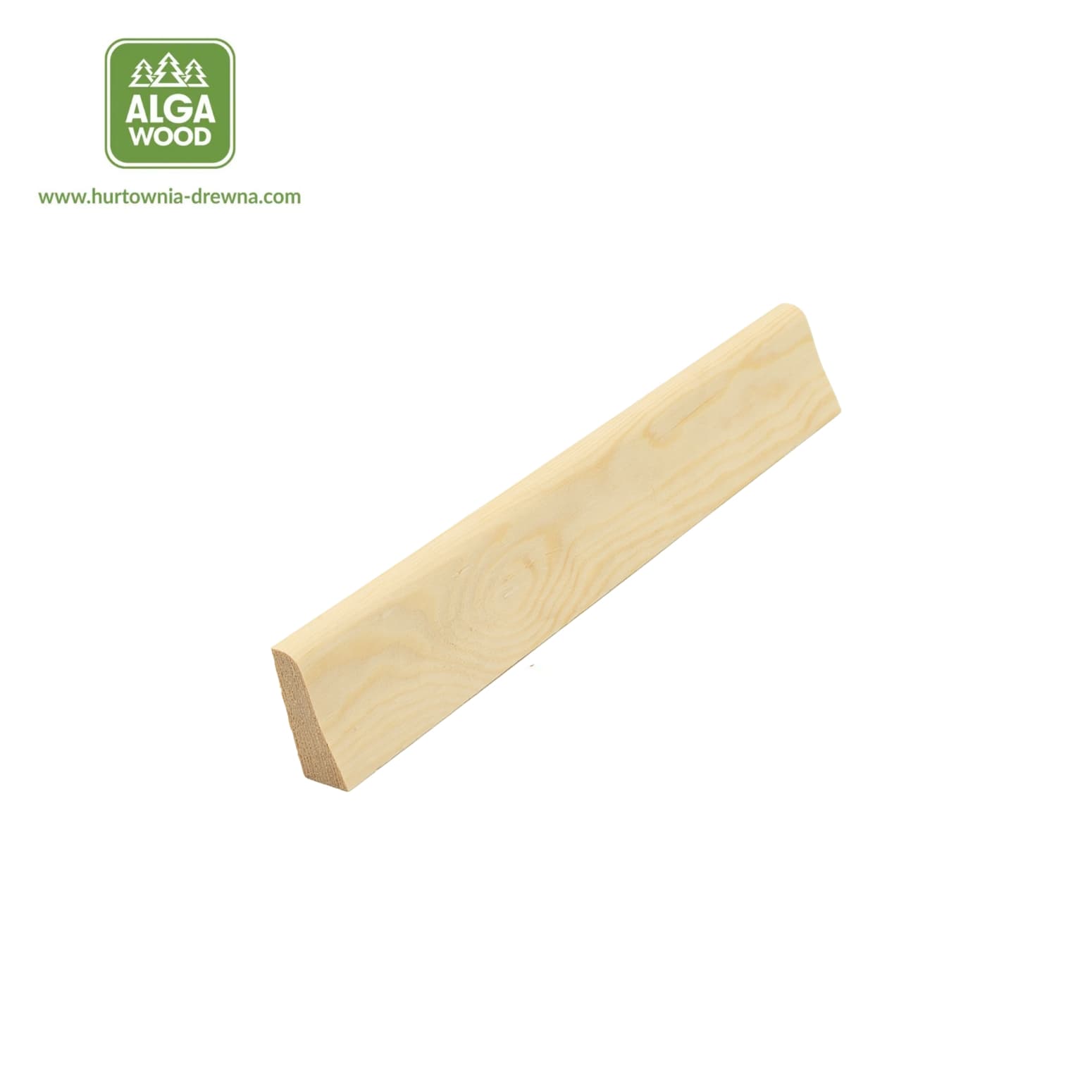 Sockelleiste aus Kiefernholz 20×50