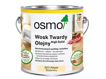 Huile-cire dure OSMO 75 cl incolore pour bois
