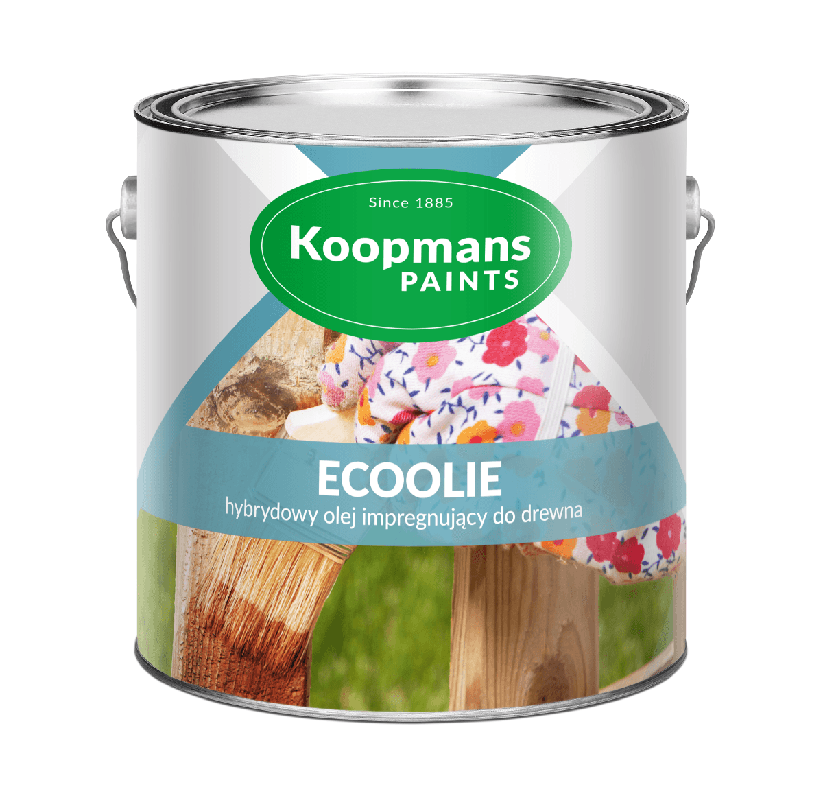 Huile d’imprégnation à base d’eau pour bois Koopmans Ecolie 2,5 L – Couleurs spéciales