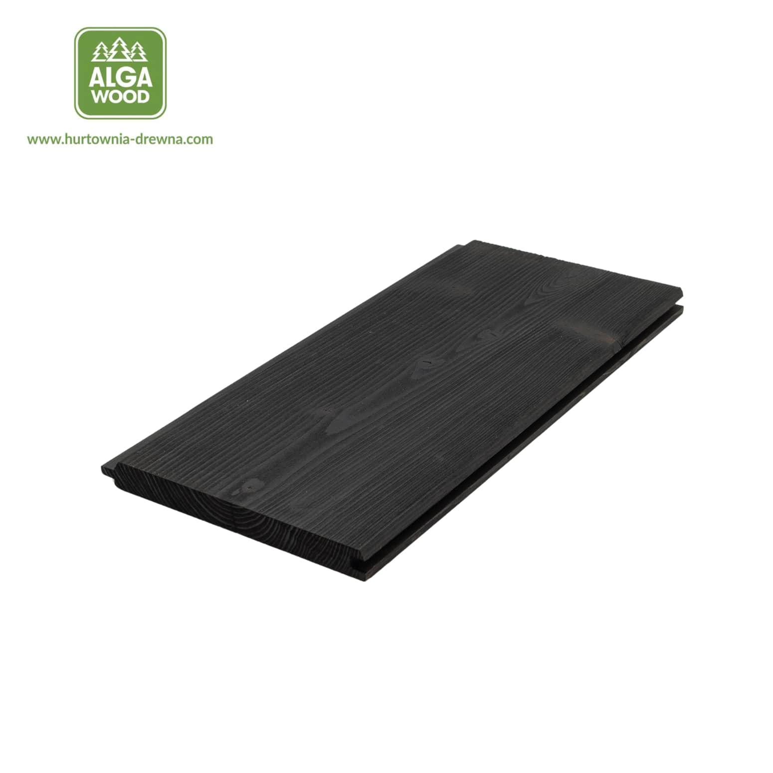 Planche brossée Thermo Świerk 19×185 classe FAZA SPECIAL BLACK NATUR – AlgaWood
