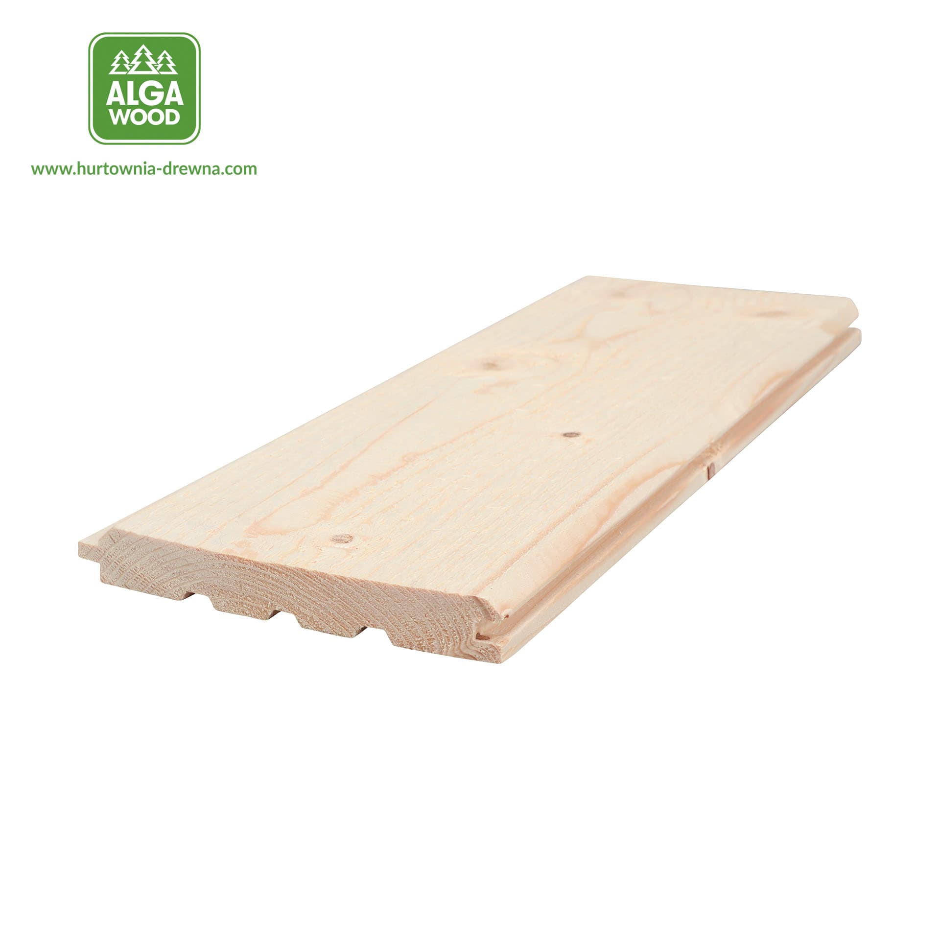 Planche brute FAZA en épicéa scandinave 21×145, classe AB – AlgaWood