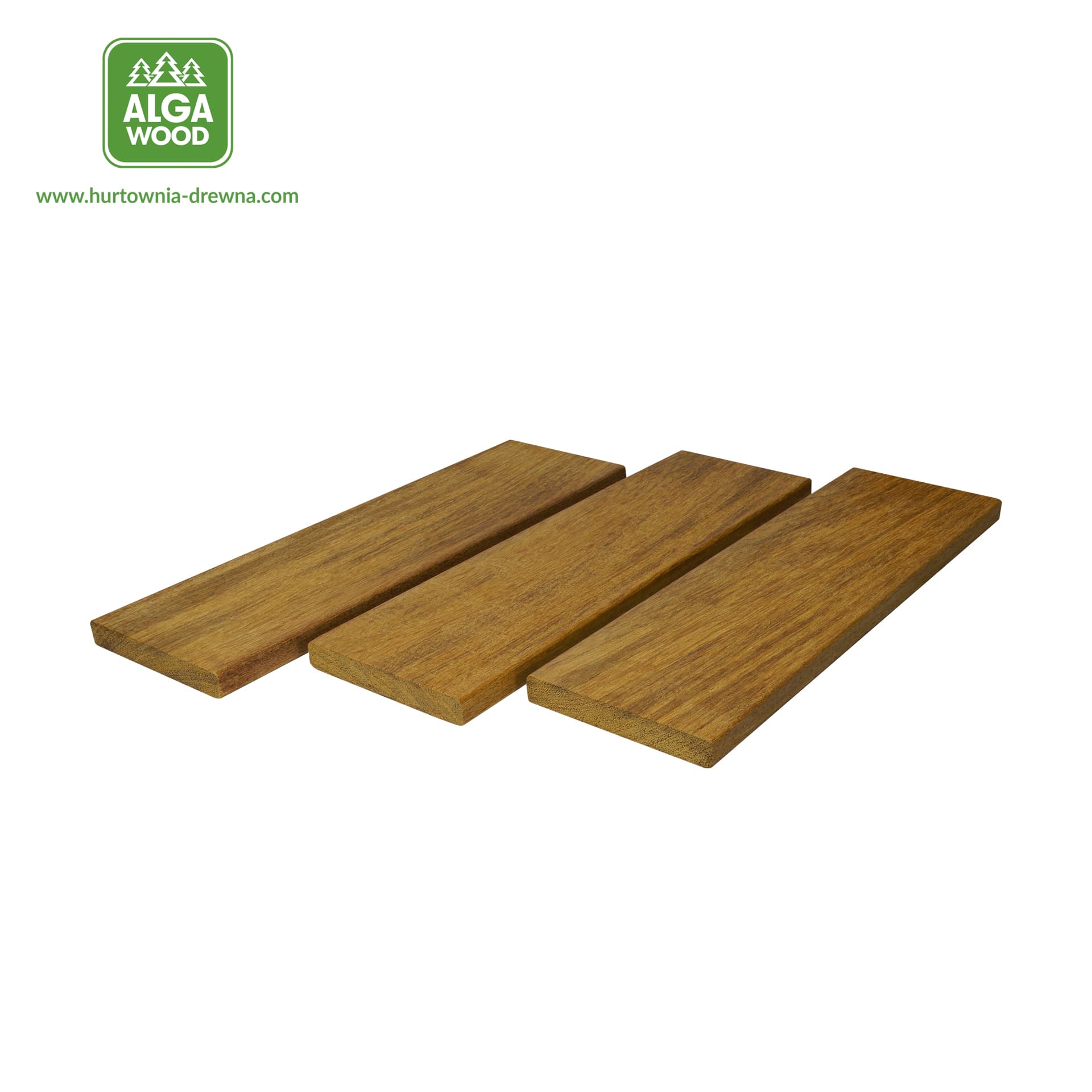 Lame de terrasse Angelim Amargoso 21×145 LISSE, classe FAS – AlgaWood