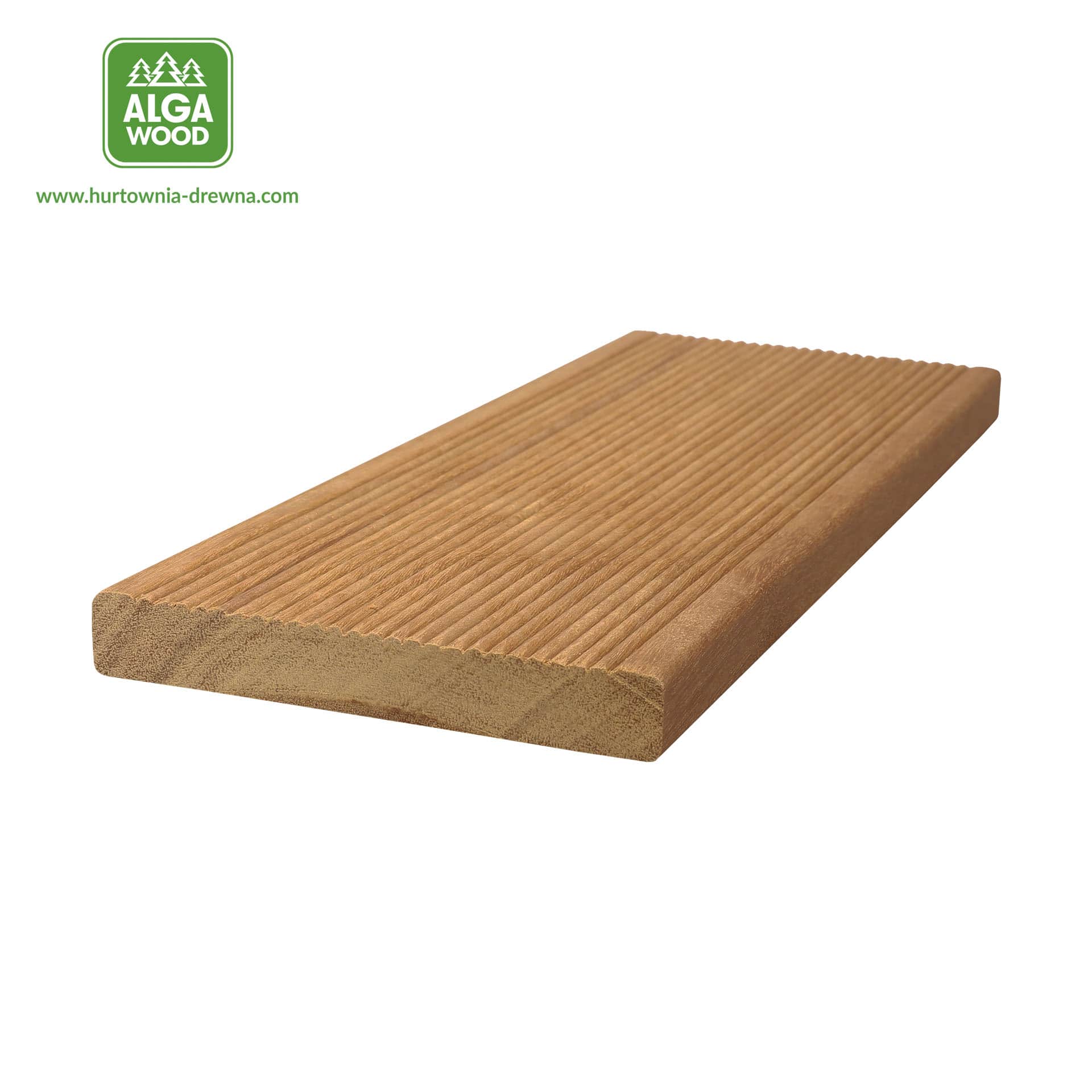 Bangkirai gerillte Terrassendiele 21×145, Klasse FAS KD