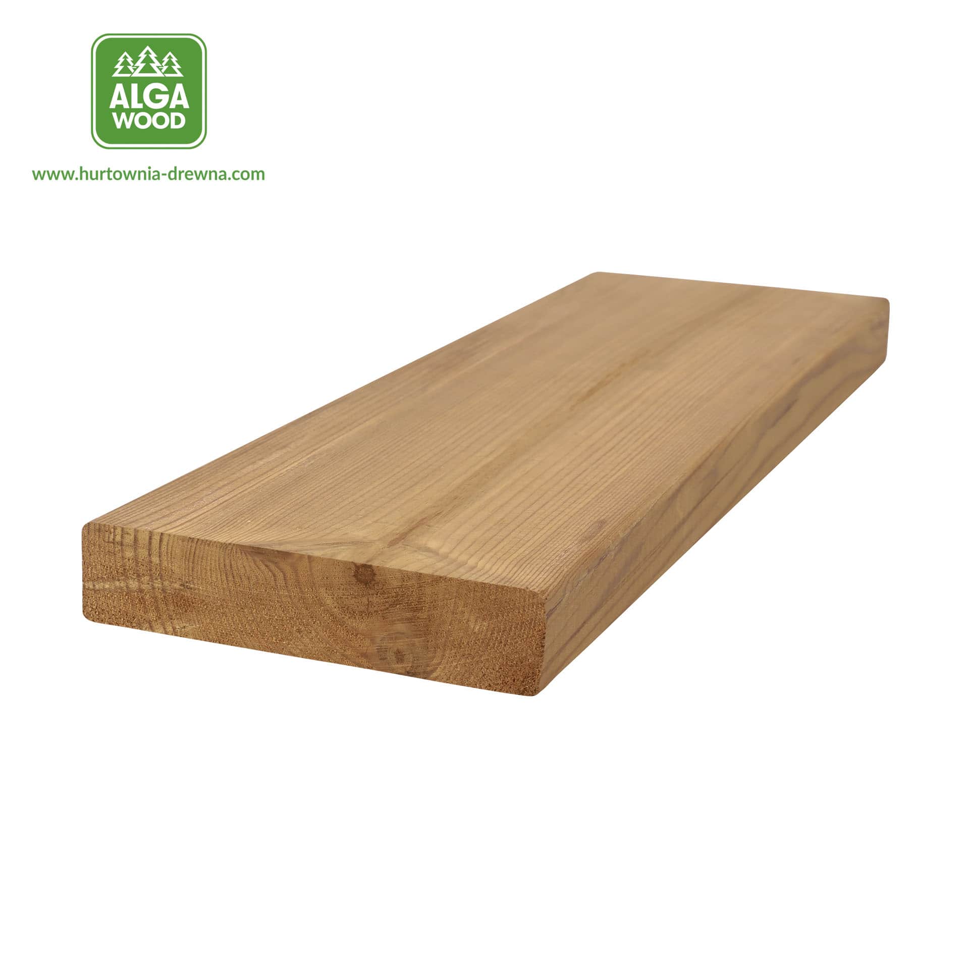 Thermo Sosna SMOOTH 26×117 decking board, class AB