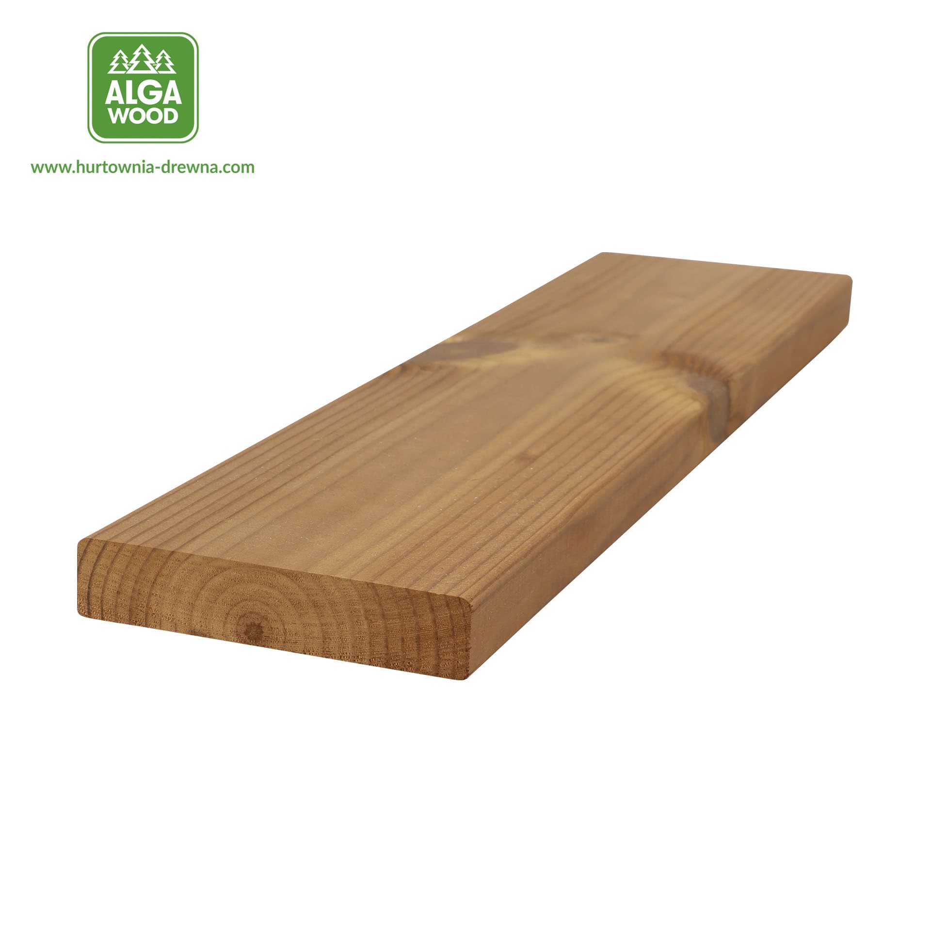 Planche rabotée Thermo Sosna 19×92 S4S classe AB – AlgaWood