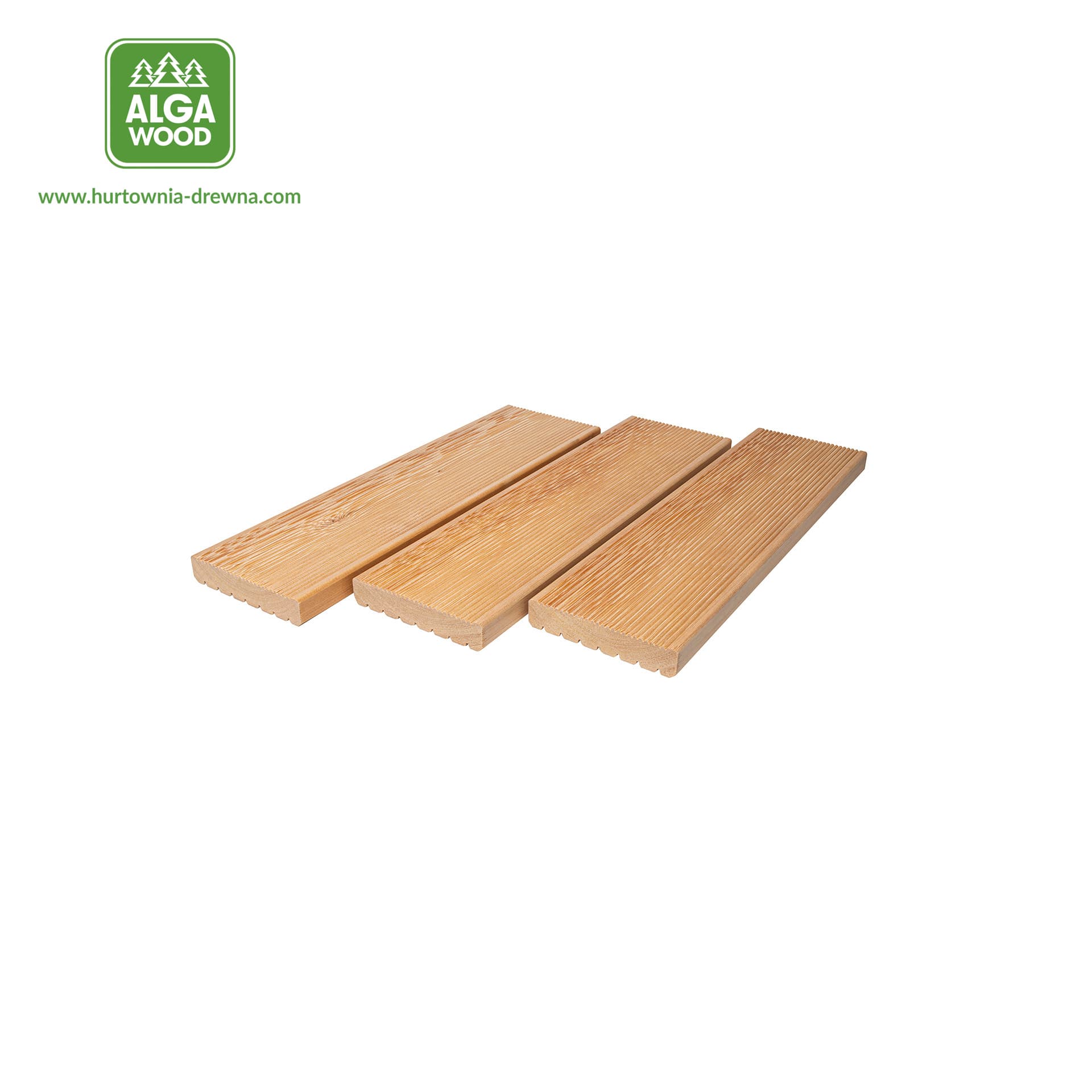 Grooved board Siberian Larch 27×142 class AB (3.0m-4m)