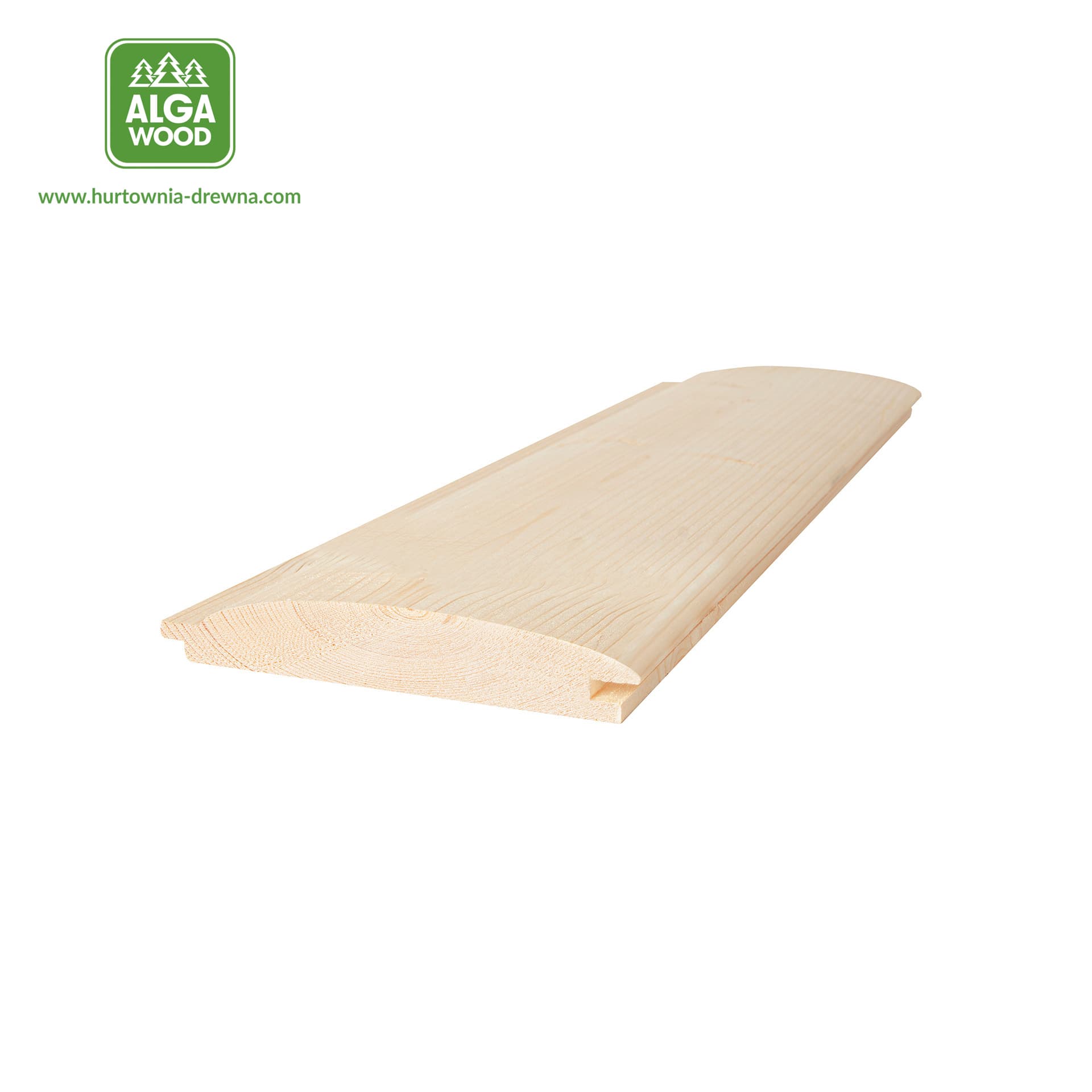 24×146 Scandinavian Spruce PÓŁBAL class AB