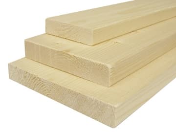 Planche rabotée épicéa scandinave 19×45 S4S classe AB – AlgaWood
