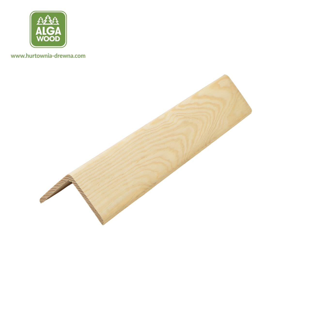 Pine corner trim 7 cm x 7 cm x 2.5 m – 5 mm thick