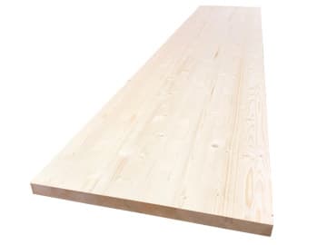 Plan de travail en épicéa 40×800/planche collée classe RUSTYK 3m – AlgaWood