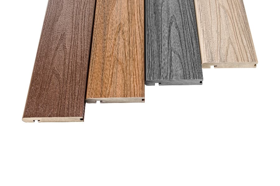 Starter kit for composite decking boards 2.3 x 13.8 cm 4DECK Premium – 4 colours