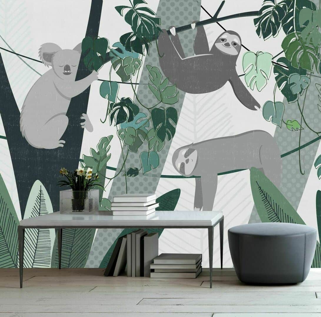 Papier peint Jungle Stories: Lazy