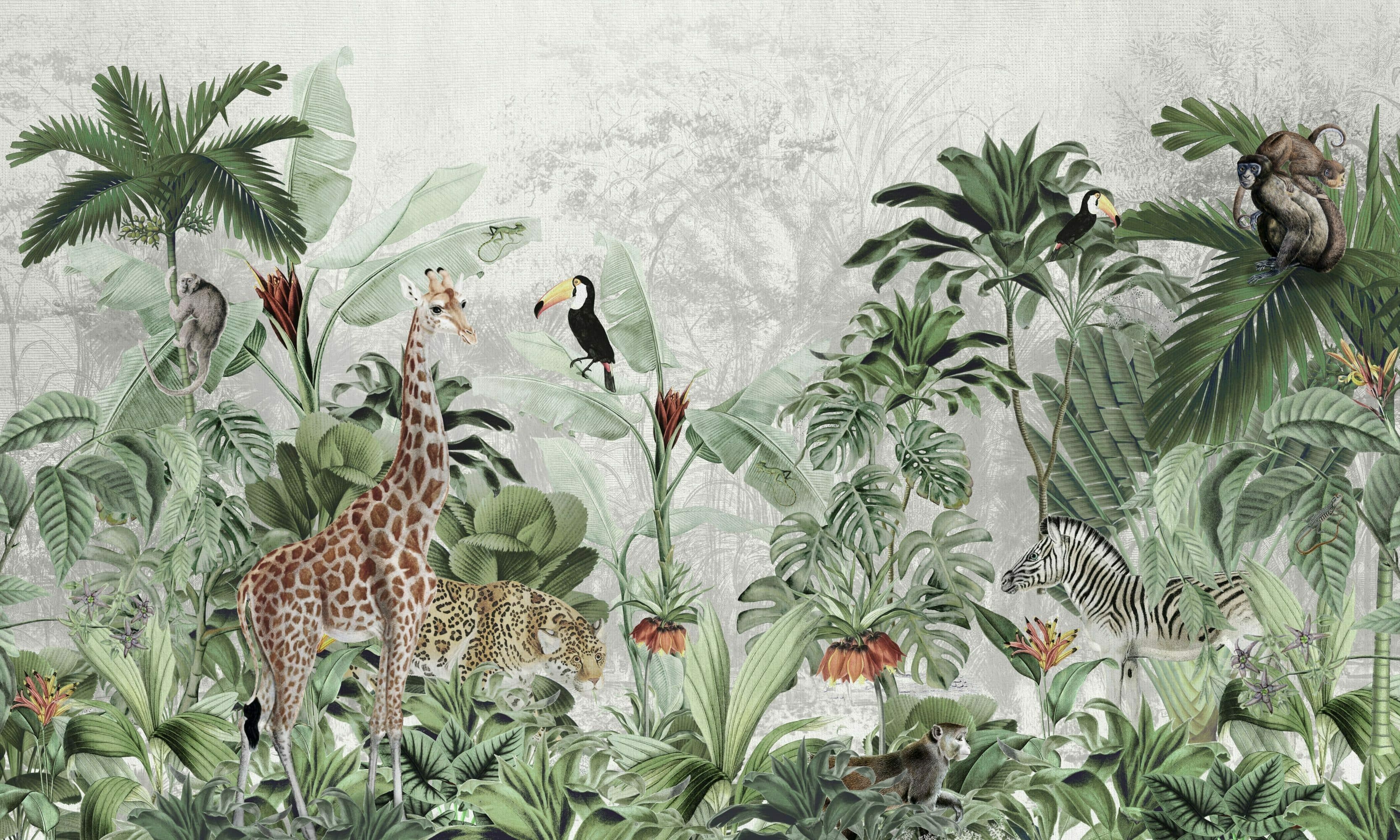 Papier peint Tropical Party