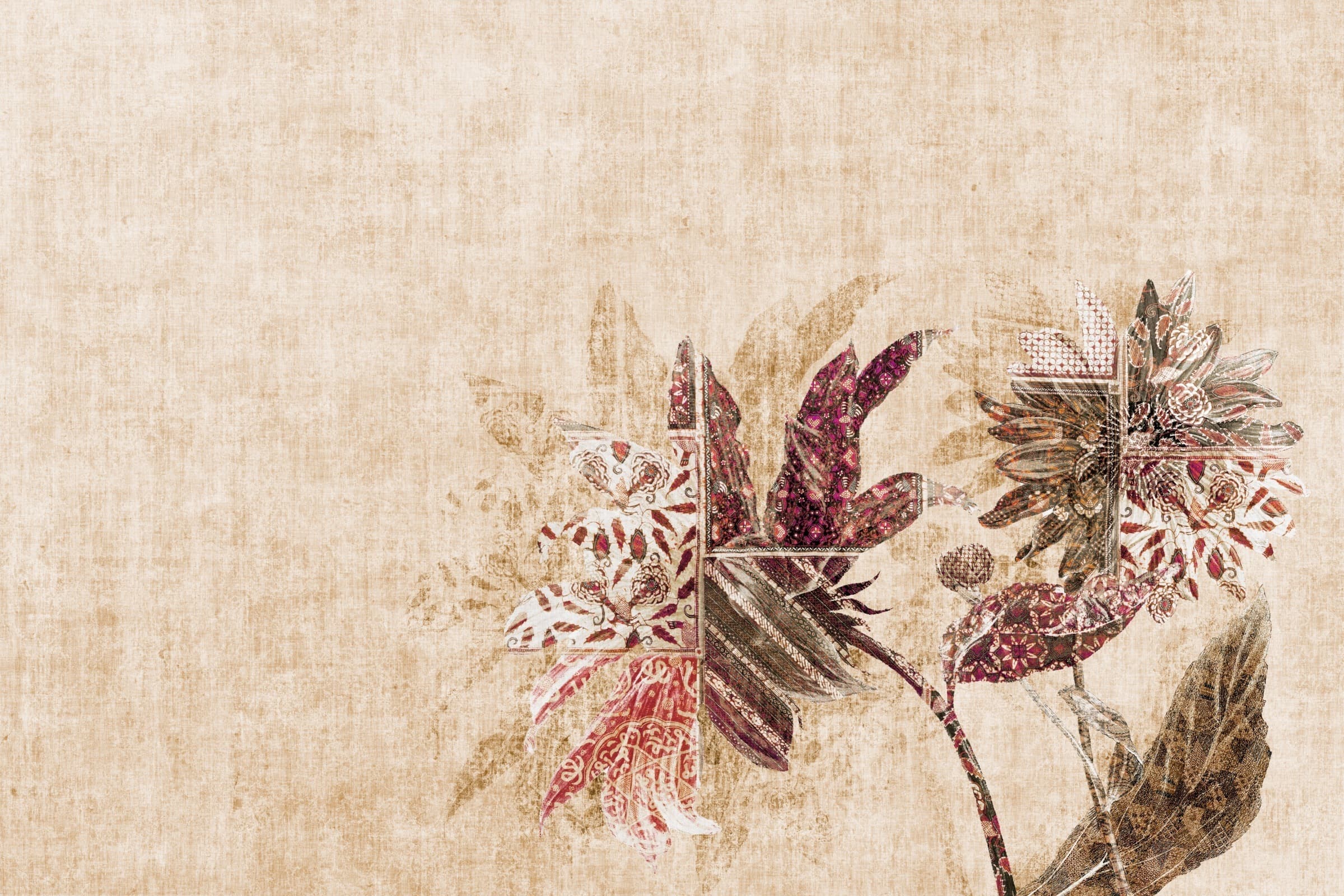 Papier peint Batik
