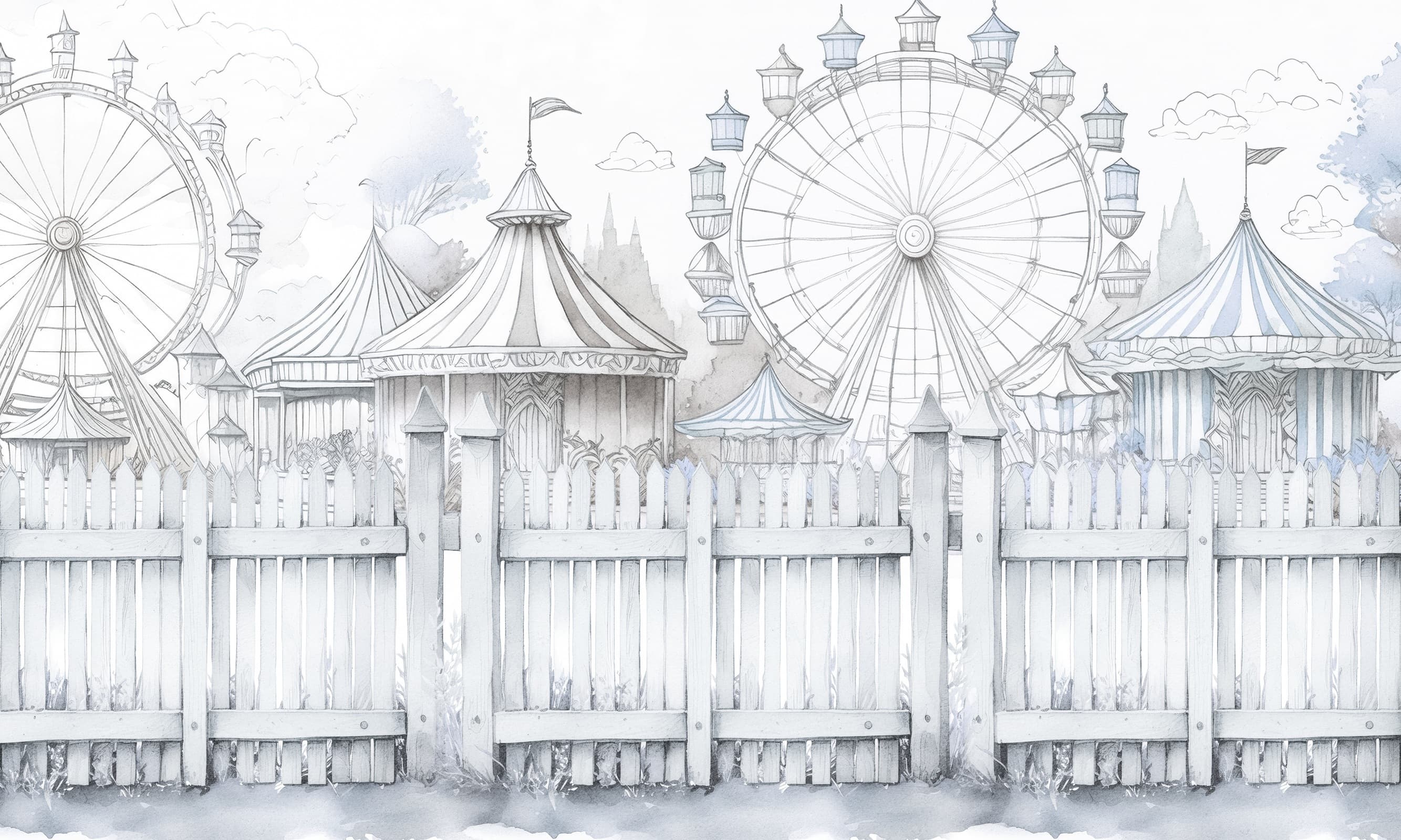 Papier peint Funfair