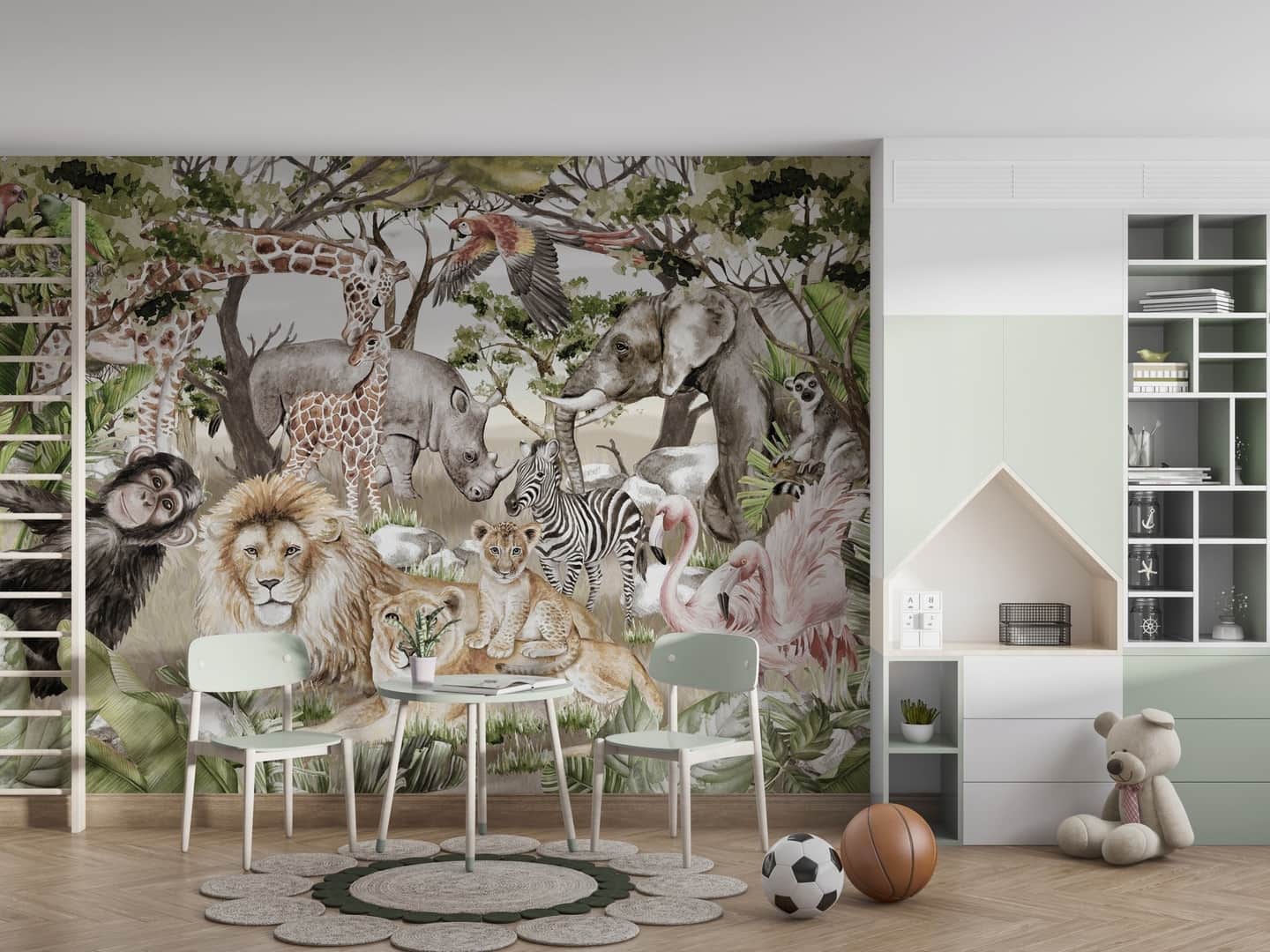 Papier peint Safari