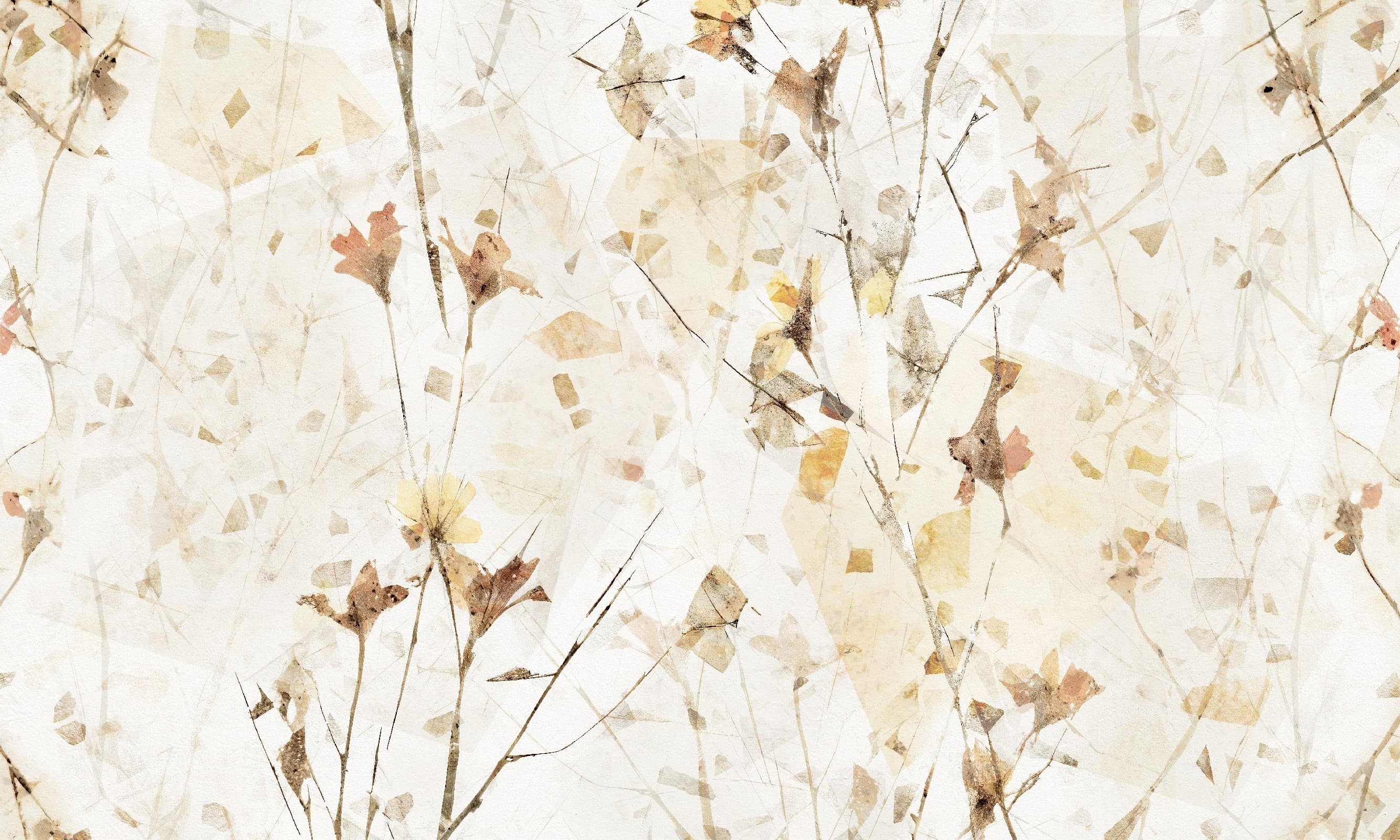 Papier peint Broken Flowers